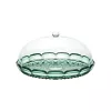 Guzzini Vanity Cake Plate Set with Dome Matcha Green