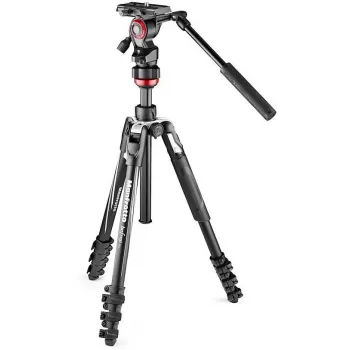 Manfrotto BEFREE Live Lever Carbon Fibre Video Tripod Kit with Fluid Head