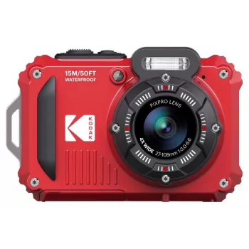 Kodak WPZ2RD6 Red 16.35MP Waterproof Wi-Fi Compact Camera