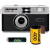 Swiss+Go Novocolor 35mm Analogue Camera Set with Flash, Bag, Strap and Kodak Film (SWI401608)