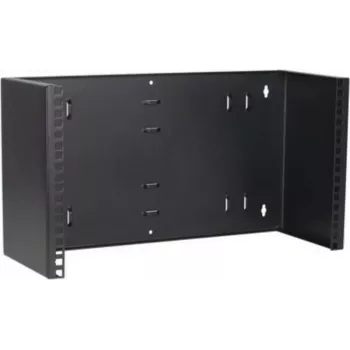 DSIT 6U 19-Inch wall-mount open frame rack, fixed, 180 mm depth, black (DS-WMB6-S)