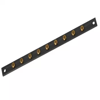 DSIT DS-Earth 19-Inch 10-Port rack earthing bar