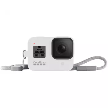 GoPro Case + Strap for HERO8 Black, White Hot (AJSST-002)