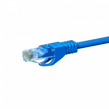 DSIT CAT5e U/UTP Network Installation Cable, 50 m, Blue, 100% Copper, Solid, 24 AWG, PVC Jacket, Reel