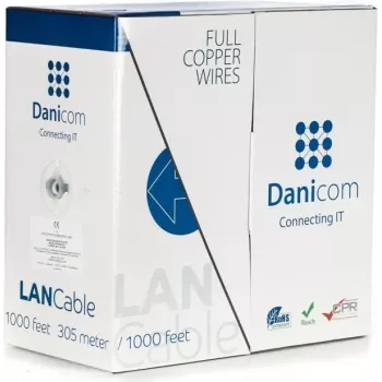 DSIT DANICOM CAT6 UTP 305m PVC (Fca) Solid Copper Network Cable