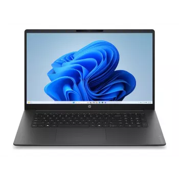 HP OmniBook 3 17.3 inch HD+ Laptop - AMD Ryzen 3 7320U, 8GB LPDDR5, 256GB PCIe NVMe SSD, AMD Radeon 610M Graphics, Windows 11 Home, Black