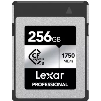 Lexar Professional CFexpress Type B memory card 256GB, Silver Series (LCXEXSL256G-RNENG)