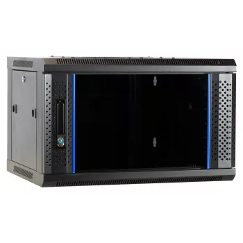 DSIT DS6404-F 4U Wall-Mount Server Case with Glass Door, Unassembled, 600 x 450 mm