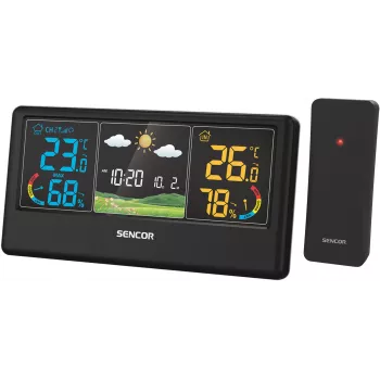 Sencor SWS 4100 B Wireless Weather Station with Colour LCD and Outdoor Sensor