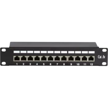 DSIT DS-10Patch5-12FTP 10-Inch 12-Port FTP Cat 5e Patch Panel