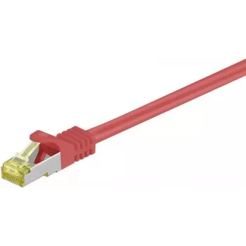 DSIT Cat.7 S/FTP Network Patch Cable RJ45 Plug to Plug, PiMF Shielding, Red, 1.5 m