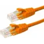DSIT CAT5e U/UTP Network Patch Cable, 1m, Orange, 100% Copper (DC-56-010)
