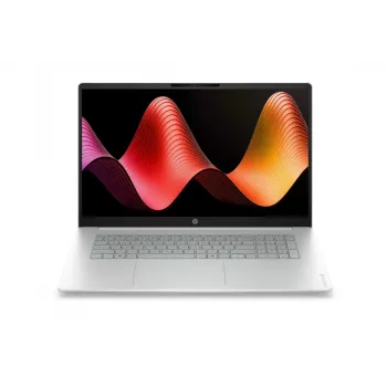 HP OmniBook 3 17-dg0452ngx 17.3 inch Full HD Laptop - Intel Core 5 225U, 8GB RAM, 512GB SSD, No Operating System, German Keyboard, Black