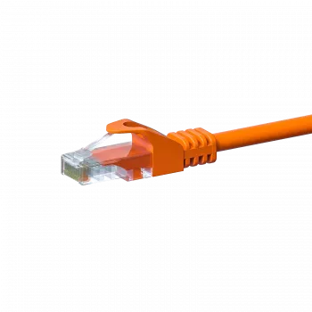 DSIT CAT 5e U/UTP Network Patch Cable, 0.25 m, Orange, CCA, RJ45 (DC-C56-002)