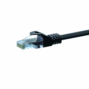 DSIT Cat 5e U/UTP Ethernet Patch Cable, 1m, Black, CCA, RJ45, Gigabit