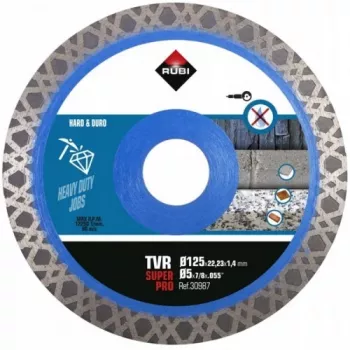 RUBI Turbo Viper Blade - TVR SuperPro 125mm Diamond Cutting Disc
