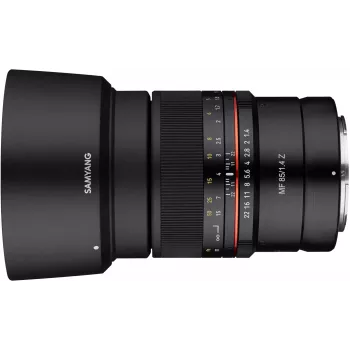 Samyang MF 85mm f/1.4 Z manual focus lens for Nikon Z cameras (F1211214101)