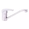DVT005.5 single-lever kitchen mixer, polished chrome, swivel spout