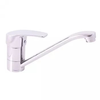 DVT005.5 single-lever kitchen mixer, polished chrome, swivel spout
