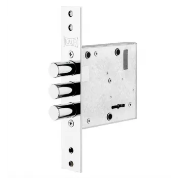 KALE 447L CP Mortice Lock, 45 mm Backset, 85 mm PZ, Chrome-Plated, Reversible