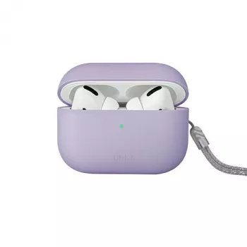 UNIQ Lino Silicone Case for AirPods Pro 2nd Generation - Lilac Lavender