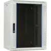 DSIT 15U Wall-Mount Server Cabinet with Glass Door, White, 600x450x770 mm (DS6415W)