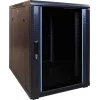 DSIT DS6815 15U 600x800mm wall-mounted server cabinet with glass door, light grey