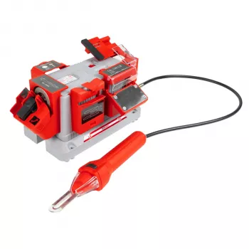 HOLZMANN MASCHINEN MSG2021 230V multi-sharpener for drill bits, knives, scissors & chisels – 95 W, diamond-coated disc, adjustable angle