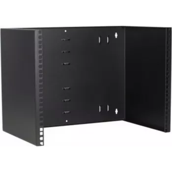 DSIT DS-WMB8-M 8U 19-Inch fixed wall-mount rack enclosure, 300 mm depth, black