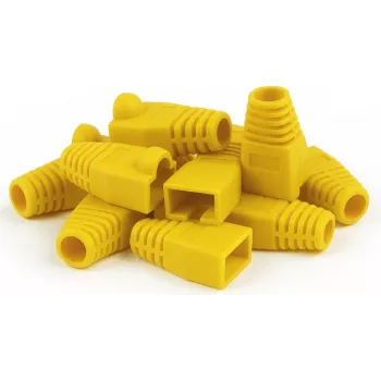 DSIT DANICOM RJ45 Strain Relief Sleeve Yellow 10-Pack