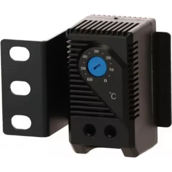 DSIT DS-Therm bimetallic thermostat for fan control, 0-60°C, DIN rail, NO contact