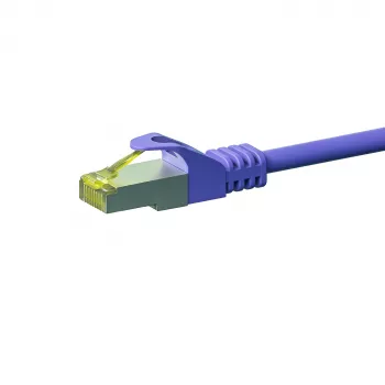 DSIT Cat.7 S/FTP PiMF RJ45 network cable, violet, 30 m