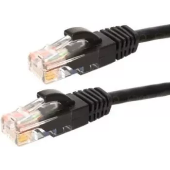 DSIT CAT6 U/UTP Network Cable, 5 m, Black, 100% Copper (DC-60-050)