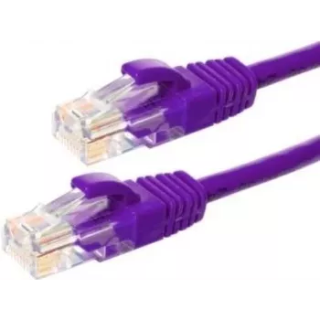 DSIT DC-68-075 CAT6 U/UTP Network Cable, 7.5 m, Purple, 100% Copper