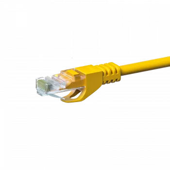 DSIT CAT 5e U/UTP Network Patch Cable, 5 m, Yellow, CCA, RJ45, Gigabit Ethernet