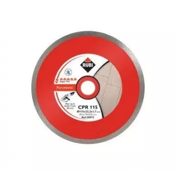 RUBI DIAL DIAM. CPR 115 SUPERPRO Continuous Rim Diamond Cutting Disc for Porcelain and Stone