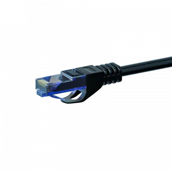 DSIT CAT6a Network Cable 100% Copper - U/UTP - 1 Metre - Black (DC-U6A0-010)