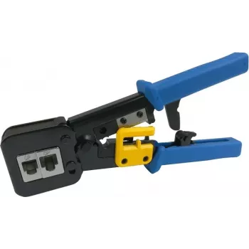 DSIT Pass-Through RJ45 Crimping Tool with Cable Cutter and Wire Stripper (DC-TOOL-RJ45-PT)