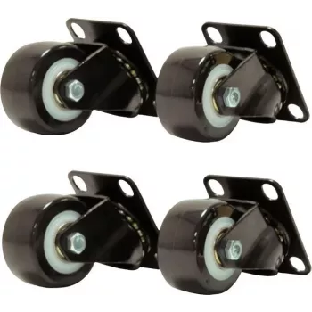 DSIT DS-Castor-A Castors for Server Cabinets, 4 Pieces, 4 Swivel Castors