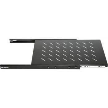 DSIT DS-UH45 Pull-Out Shelf for 450 mm Deep Wall-Mount Cabinets, 1U, 25 kg Load, Black