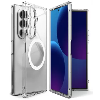 Ringke Fusion Magnetic MagSafe Case for Samsung Galaxy Z Fold 8 Ultra - Transparent