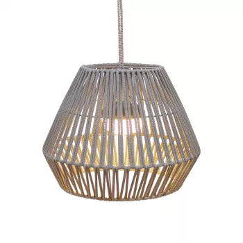 New Garden Conta Rechargeable Pendant Light, Taupe Grey