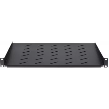 DSIT DS-FH1U450 1U Fixed Shelf for 600 mm Deep Wall Cabinets, 450 mm Depth, Black