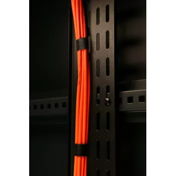 DSIT Vertical Cable Management Panel 18U 30cm Wide Black (DS-CABLETRAY-18U-30)