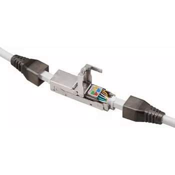 DSIT STP CAT6a RJ45 Connector Tool-Free - Shielded, 10G, Slim