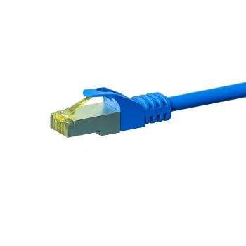 DSIT Cat.7 S/FTP Network Cable, RJ45 Plug to RJ45 Plug, Blue, 7.5 m