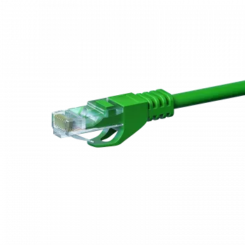 DSIT CAT5e U/UTP network patch cable, 2 m, green, 100% copper, RJ45, Gigabit Ethernet