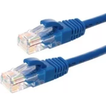 DSIT CAT5e U/UTP Network Patch Cable, 3m, Blue, 100% Copper, RJ45, Gigabit Ethernet (DC-54-030)