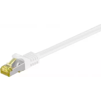 DSIT RJ45 Network Cable S/FTP PiMF with CAT 7 Bulk Cable White - 3m