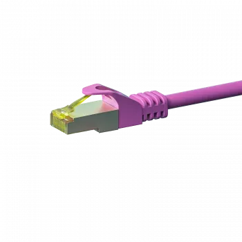 DSIT Cat.7 S/FTP PiMF RJ45 Network Cable, Pink, 7.5 m